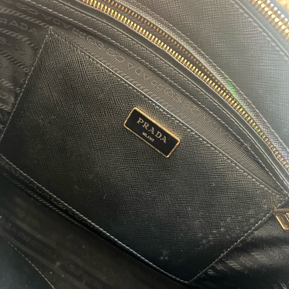 Authentic Prada black and gold Saffiano tote bag with tags,receipt and box โจ๐ - Picture 16 of 16